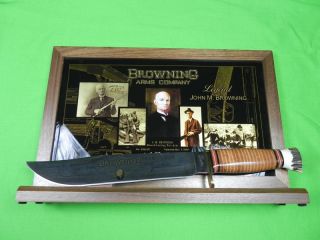 US Marbles Browning Arms Company Commemorative Huge Fighting Knife 