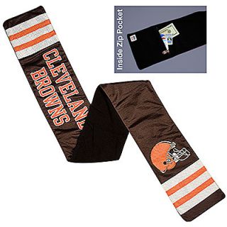 NEW Cleveland Browns Fleece Jersey Scarf Football Official NFL Has 