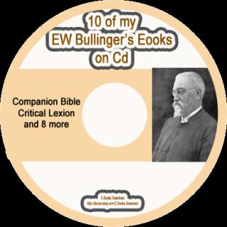 All 10 E w Bullingers eBooks One CD New