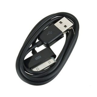 Black USB 2.0 Data Sync Cable Charger For iPod Nano Touch iPhone 4 4S 