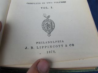 Antique Book 1878 Bulwer English Life Early Metafiction