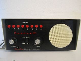 vintage bearcat model bch business radio receiver 