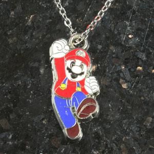 Super Mario Bros Brothers Pendant Necklace for Boys Birthday Party 