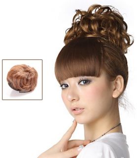   Selectable Pony Tail Hair Extension Bun Hairpiece Scrunchie