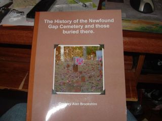 History Newfound Gap Cemetery Buncombe Haywood Book