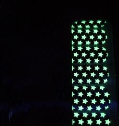 Glow in the Dark Nail Art Sticker Transfers UV Active Black light rave 