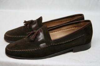 Bruna Magli Handmade Leather Loafers Dress Shoes Mens 12 M
