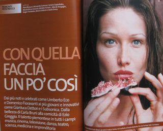   10 pagine con foto di Carla Bruni, Paolo Conte, Umberto Eco e altri