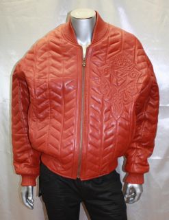 Pelle Pelle by Marc Buchanan 100 Genuine Leather Quilty Jacket