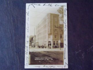 1910s RPPC Postcard Bank Buckhannon West Virginia WV