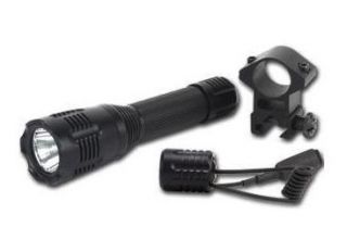 BSA Optics CREE LED Flashlight Black w Rail Mount 180 Lumens TW180LED 