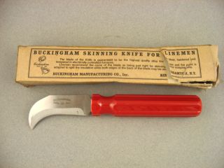 Buckingham Model 7089 Skinning Knife For Lineman