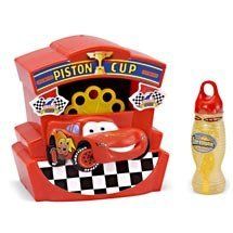 Features of Disney Cars Lightning McQueen Bubble Blowing Machine