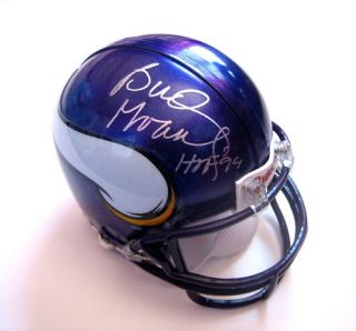 Bud Grant Signed Minnesota Vikings Mini Helmet JSA COA