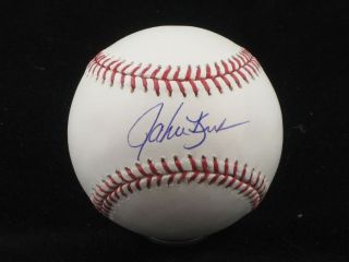 JOHN KRUK Signed OML Baseball PHILADELPHIA PHILLIES Autograph Auto