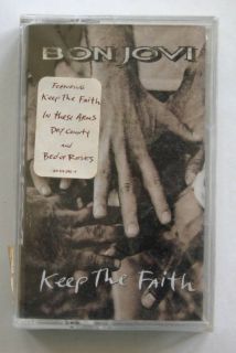  Bon Jovi SEALED Cassette Tape Keep The Faith
