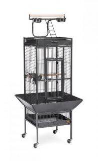   Wrought Iron Select Bird Cage Black Hammertone 3151BLK New