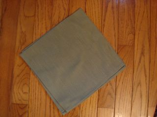 Longaberger Baskets Sage Green Fabric Table Napkin New