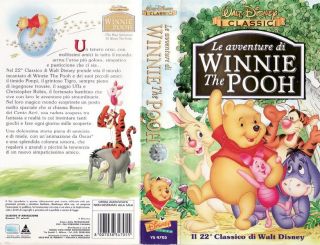 Le Avventure Di Winnie The Pooh 1992 VHS 8007038347055