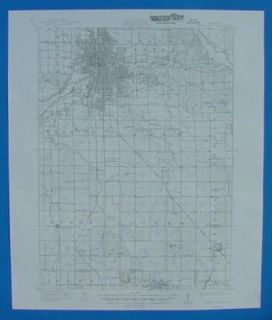 Grand Rapids Fischer Wentworth Michigan 1914 Topo Map