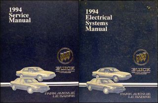 1994 Buick Park Avenue LeSabre and Ultra Repair Shop Manual 94 New 