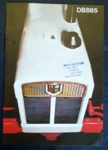david brown db885 tractor sales brochure c 1974