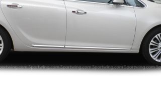 Buick Verano Lower Chrome Accent Body Side Mouldings 3M Tape Install 