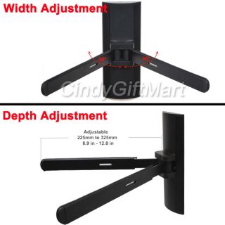 Wall Mount Stand Bracket Shelf for DVD VCR DSS Receiver Cable Box 1XU