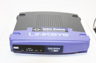 Linksys Ethernet Cable Modem BEFCMU10 Adapter Cable Software