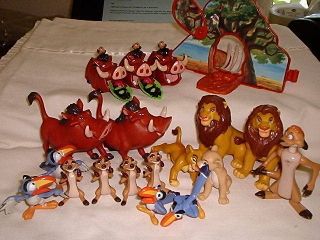 1996 Burger King Lion King 19 Items