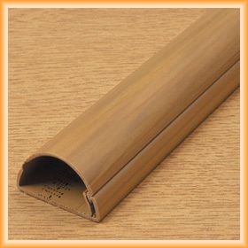 Dline Wood Effect 16x8mm Cable Tidy to Hide TV Wires