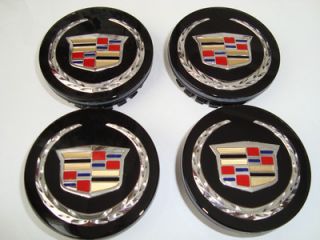 CHROME Cadillac V Series Center Caps STS CTS SRX XTS Emblems 