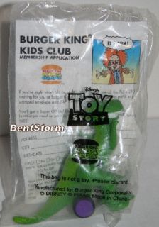 1995 Toy Story Squash N Go Rex Dinosaur Burger King
