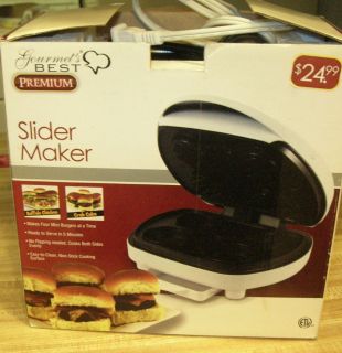   Premium Slider Maker Non Stick Grilling Mini Burgers Electric