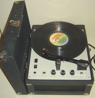 Califone 1030AV 3 Speed Record Player Phonograph with Microphone Input 