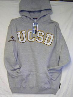 Gray Ucsd California San Diego Tritons Hoodie Jacket