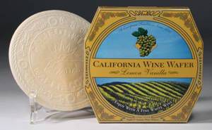 California Wine Wafer Lemon Vanilla Almond for dry Wine Wine tasting 
