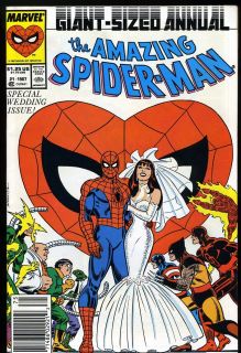 AMAZING SPIDER MAN King Sized Annual #21 Peter and Mary Janes 