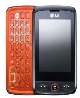 LG GW520 Orange Cookie Calisto Unlocked GSM Sim Phone 3G Full Keyboard 