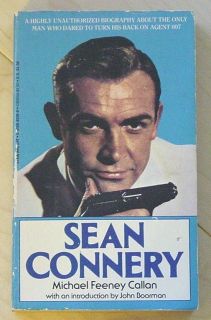 Callan SEAN CONNERY 1985 Biography JAMES BOND 007 Illustrated Stein 