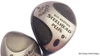 Callaway Steelhead Plus 9* Driver & Steelhead 7 Wood Graphite Regular 