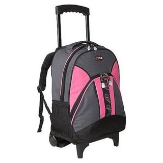 NEW CalPak Grand Stand Rolling Backpack Pink