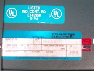 Reliance Electric 65C500 Quiq Positioning Module UVG