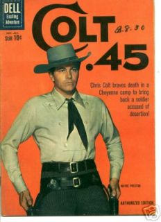 Colt 45 TV Comic Book 7 Photo Cover Wayde Preston F