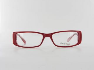 New Women Calvin Klein 7721 Red Optical Eyeglass Frame