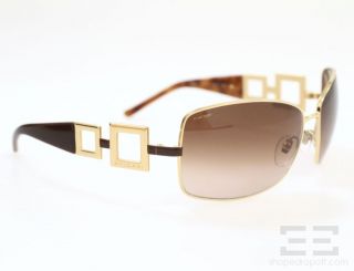 Bvlgari Gold Square & Tortoise Shell Sunglasses 6004 101/13