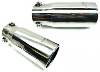Big Bore Stainless Steel Exhaust Tip 3 1 2 Round Fits 1 1 2 to 2 3 