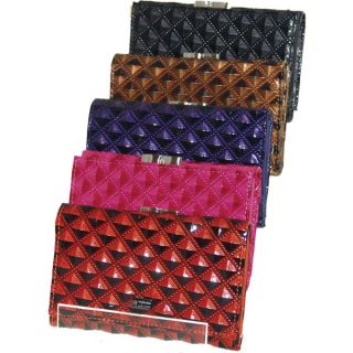 Buxton Genuine Leather Ladies Wallet Multicolor 901004