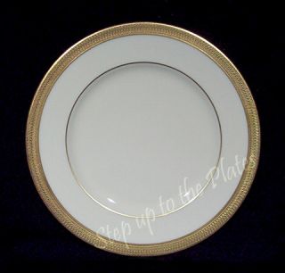 Lenox China Lowell Salad Plate s 8 3 8 Gold Encrusted Gold Backstamp 