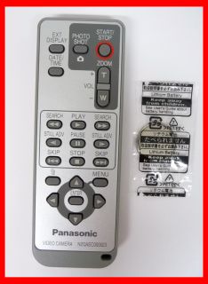   N2QAEC000023 Genuine Original Video Camera Remote Control